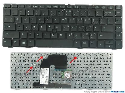 Picture of HP EliteBook 8460p Series Keyboard US, 15", Black, New