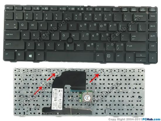 Picture of HP EliteBook 8460p Series Keyboard US, 15", Black, New