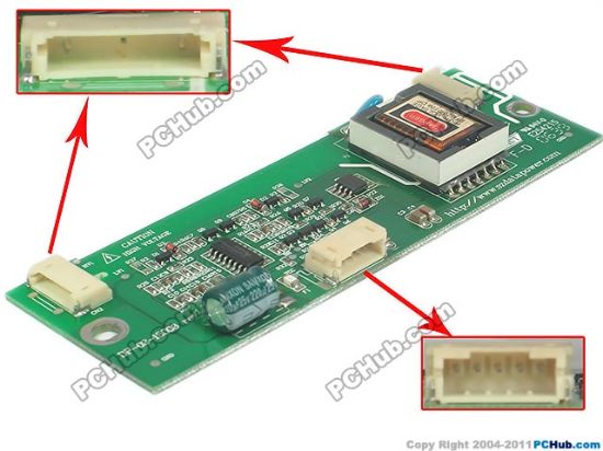 Picture of PCH Inverter 2-Lamp Type LCD Monitor /TV Inverter (Universal Use) 2-Lamp, 5-Pin, DP-02-15008, New