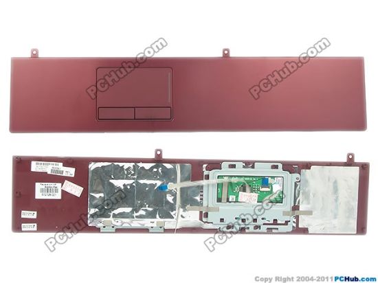 Picture of HP ProBook 4510s Mainboard - Palm Rest 572728-001, Lower Part, "Red"