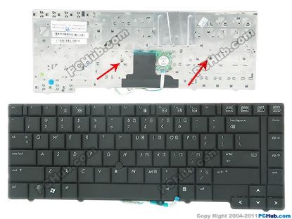 Picture of HP EliteBook 8530p Series Keyboard US, 15", Black, New