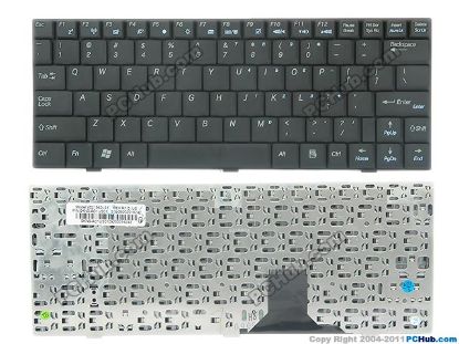 Picture of ASUS Eee PC 1000 Series Keyboard V021562LS1, P/N:0KN0-AC1US01, New