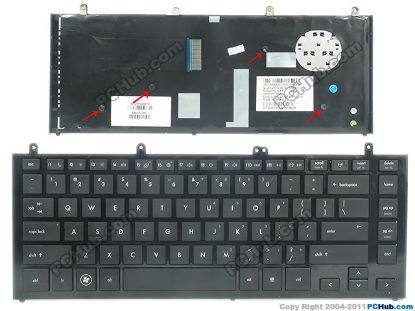 Picture of HP ProBook 4326S Keyboard 605050-001, US, "NEW"