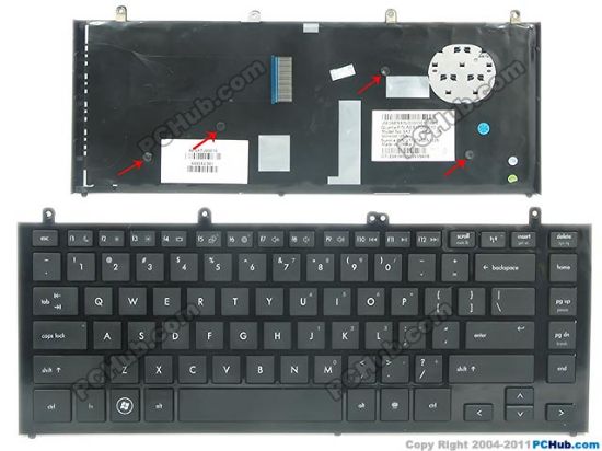 Picture of HP ProBook 4326S Keyboard 605050-001, US, "NEW"