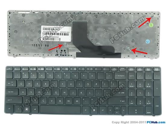 Picture of HP ProBook 6560b Keyboard 641180-001, US, w/o Pointer "New"
