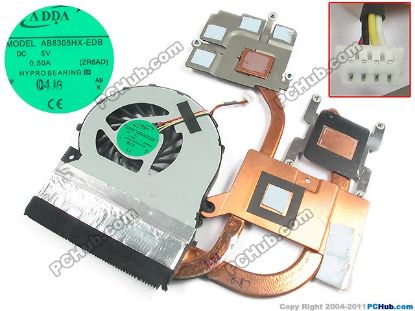 Picture of Acer Aspire 5553 Series Cooling Fan  ZR8DA, DC5V 0.50A, Heatsink fan