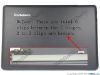 Picture of Lenovo IdeaPad U410 LCD Rear Case 90200798, 3CLZ8LCLV30, 2 to 3 clips are broken.
