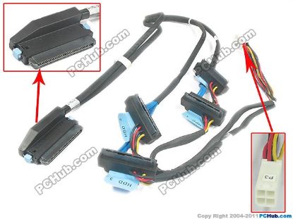 Picture of Dell Server Parts Cable - Various DP/N: W747G 0W747G, New