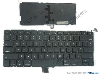 Picture of Apple MacBook Pro 13" Unibody Core 2 Duo A1278-2009/2010 Keyboard US, Black, Keyboard