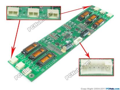 Picture of TDK XAD117LF LCD Monitor / TV Inverter 6-Lamp, 6-Pin, XAD117LF B1, 192x48mm, For 22"-32" 