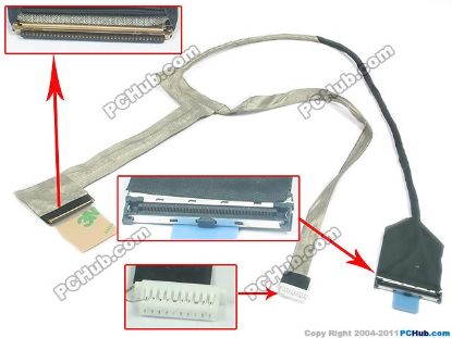 Picture of HP ProBook 4740s LCD Cable (17") 50.4RY03.001, Led,with webcam Cable， New