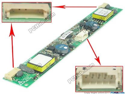 Picture of TDK CXA-0217 LCD Monitor / TV Inverter 2-Lamp, 5-Pin, CXA-0217/PCU-P027A, For 5"-17" Disp