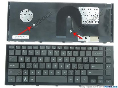 Picture of HP ProBook 4310s Keyboard US, 15", Black, New