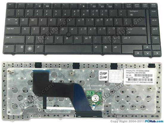 Picture of HP EliteBook 8440p Series Keyboard US, 15", Black, New