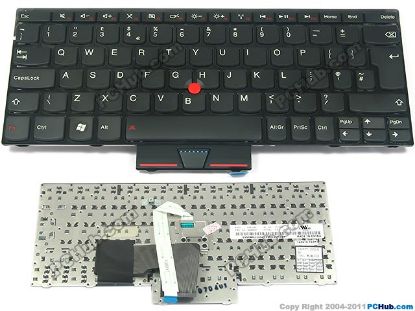 Picture of Lenovo ThinkPad Edge E120 Keyboard UK, 15", Black, New, Big RTN