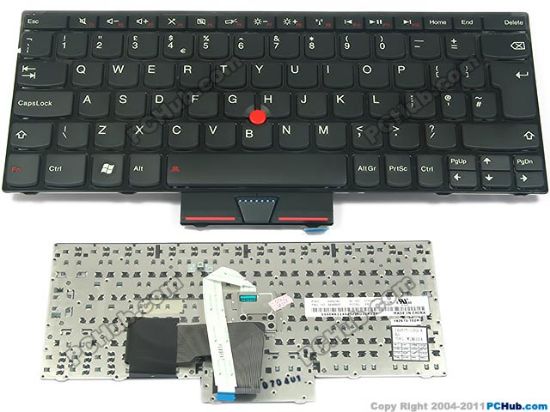 Picture of Lenovo ThinkPad Edge E120 Keyboard UK, 15", Black, New, Big RTN