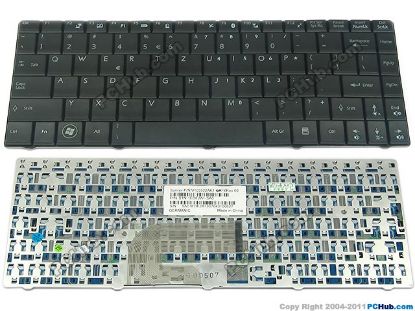 Picture of MSI EX460 (MS-1452) Keyboard US with "€", 15", Black, New