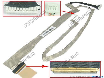 Picture of ASUS K72JK LCD Cable (17") 17.3" LG LED, 1422-00NC0AS