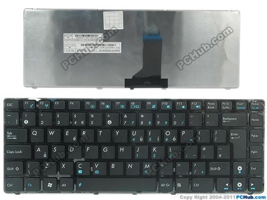 Picture of ASUS K42 Series Keyboard UK, 15", Black, New