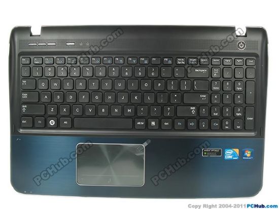 Picture of Samsung Laptop NP-SF510 ( SF510 ) Mainboard - Palm Rest Blue, with US Keyboard