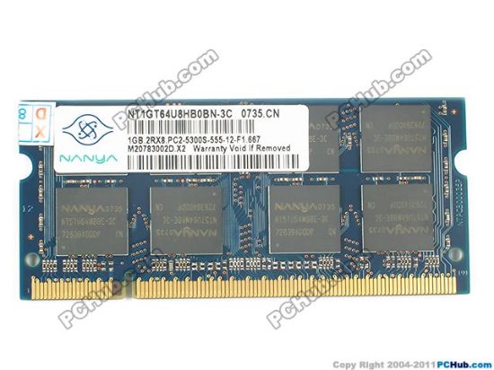 Picture of Dell Common Item (Dell) Laptop DDR2-667 Y9530, 1GB, "NEW"