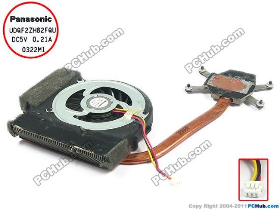 Picture of Lenovo ThinkPad L412 Series Cooling Fan  60Y5019, 5V Heatsink fan (integrated)