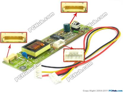 Picture of Other Brands BL1502008-C LCD Monitor /TV Inverter (Universal Use) 2-Lamp, 5-pin, BL1502008-C, 