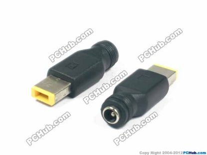 Picture of PCH For Laptop DC Tip Converter 5.5/2.5 To Lenovo Square Tip With Pin, 1000mm. 90 
