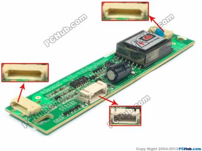 Picture of PCH Inverter 2-Lamp Type LCD Monitor /TV Inverter (Universal Use) 2-Lamp, 5-Pin, INV2L-S01A, For 5"-17" Display