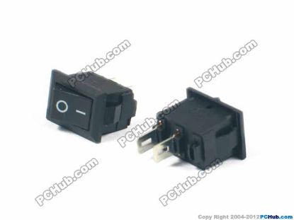 Picture of Juye Switch Type Switch- Rocker KCD117-2P-SS 15x10.5x8.5mm Ht.