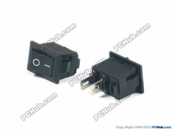 Picture of Juye Switch Type Switch- Rocker KCD117-2P-SS 15x10.5x8.5mm Ht.