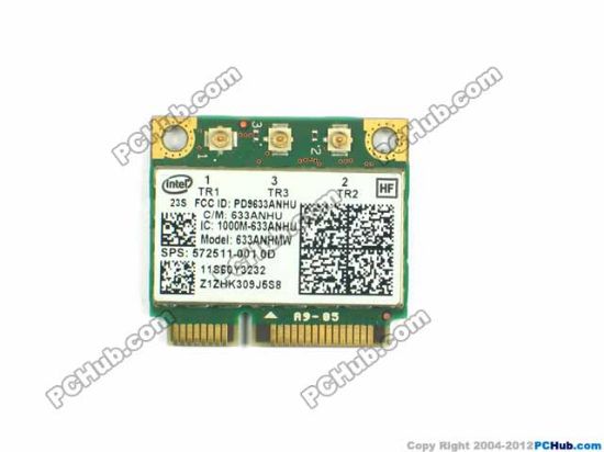 Picture of Lenovo ThinkPad T400 Series Wireless LAN Card 60Y3233, Intel Ultimate-N