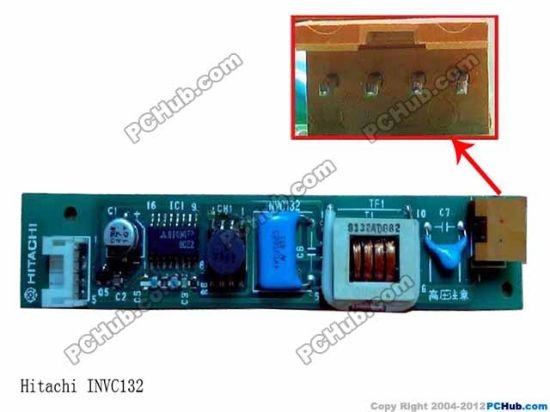 Picture of Hitachi INVC132 LCD Inverter .