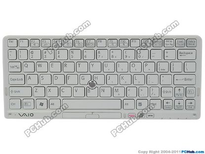Picture of Sony Vaio VPCP Series Keyboard US, White