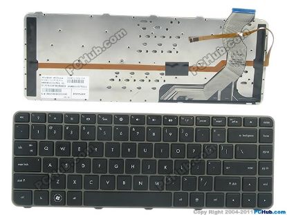 Picture of HP Envy 14-1000 Series Keyboard US, with Backlit, 608375-001