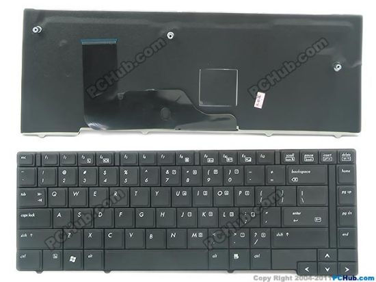 Picture of HP EliteBook 8440p Series Keyboard 812-00886-00A, (No Pointing Stick)