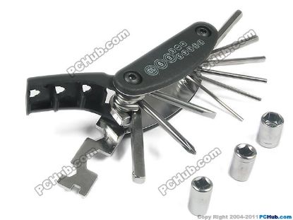 Picture of WLXY Tool Wrench- Set 17-In-1.Extended Length: 120mm. HEX Key