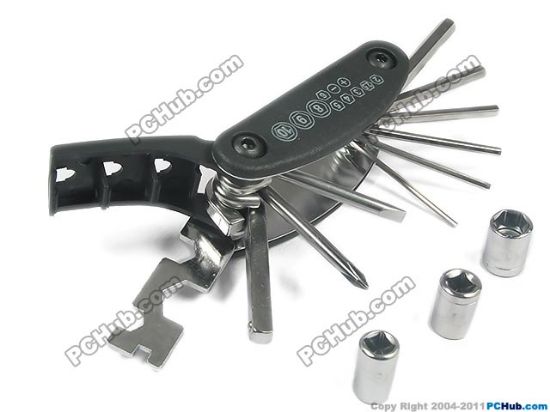 Picture of WLXY Tool Wrench- Set 17-In-1.Extended Length: 120mm. HEX Key