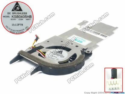 Picture of Gateway LT28 Series Cooling Fan  -AM1Y, w15x4x4, 5V 0.50A, Heatsink fan