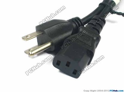 Picture of UPH US Plug Power Cord - IEC C13 Length: Approx.48cm