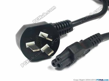 Picture of UPH Australian Power Cord - 3 Wire 1m,3-pin Australian/Chinese Plug with 3-pin Plug