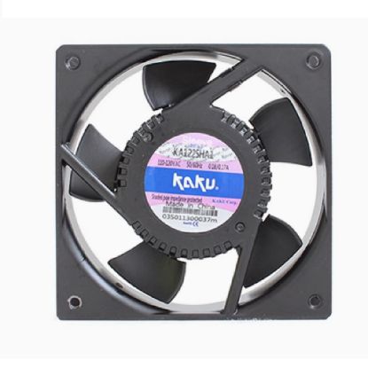 Picture of Kaku KA1225HA1 Server - Square Fan KA1225HA1, AC 110V-120V 0.19A / 0.16A , 120x120x25mm