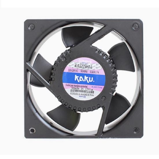 Picture of Kaku KA1225HA1 Server - Square Fan KA1225HA1, AC 110V-120V 0.19A / 0.16A , 120x120x25mm