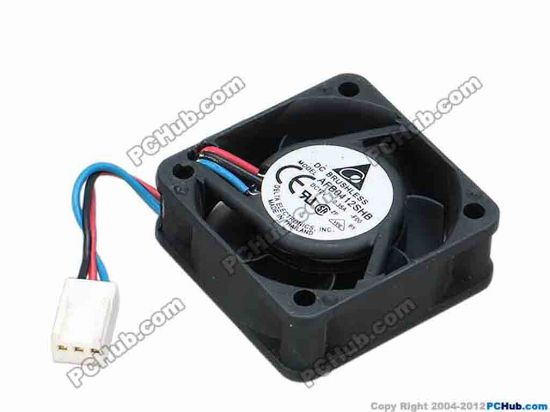 Picture of Delta Electronics AFB0412SHB Server - Square Fan -F00, sq40x40x15, w85x3x3, 12V 0.35A