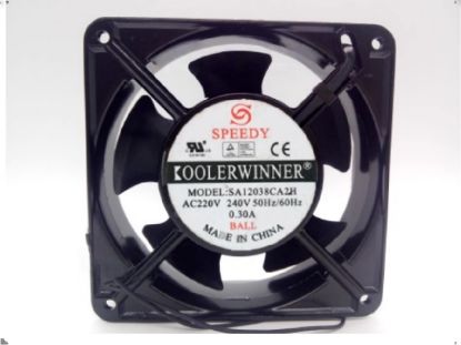 Picture of Speedy SA12038CA2H AC 220V 0.3A 120x120x38mm 2 wire  Server-Square Fan
