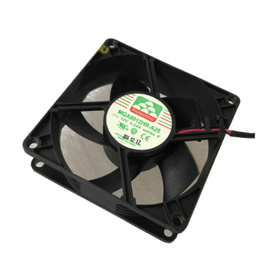 Picture of Protechnic Magic MGA8012HR-A25 Server - Square Fan , sq80x80x25mm, 2-wire, DC 12V 0.24A