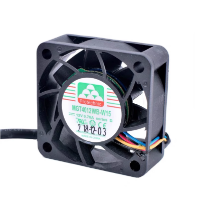 Picture of Protechnic Magic MGT4012WB-W15 Server - Square Fan 12V0.70A, sq40x40x15mm, 4W