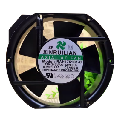 Picture of RUILIAN / HENG YANG RAH1751B1-C Server - Round Fan 240V0.22A, Steel, rf175x150x51mm, 2W,
