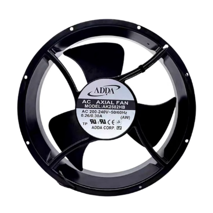 Picture of ADDA AK2582HB Server - Round Fan Steel, rd254x254x89, 2w, AC 200V 0.26A