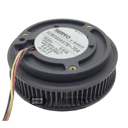 Picture of Japan Servo SCBDS24X7S-704 Server - Round Fan Steel, rd140x140x51, 3w, DC 24V 0.41A 